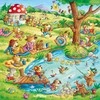 Ravensburger dėlionė 3x49 detalės Atostogos kaime