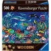 Ravensburger medinė dėlionė, 500 detalių, povandeninis pasaulis