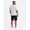 Ombre Clothing Trumpos vyriškos kelnės ombre drabužiams juodos