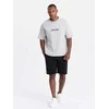Ombre Clothing Trumpos vyriškos kelnės ombre drabužiams juodos