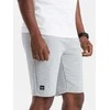 Ombre Clothing Trumpos vyriškos kelnės ombre drabužiams pilkos spalvos