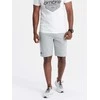 Ombre Clothing Trumpos vyriškos kelnės ombre drabužiams pilkos spalvos