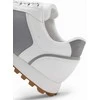 Sneakers Sportbačiai su lopų raštu - balti ir pilki v3 om-fosl-0144