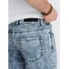 vyriški džinsai su siūlėmis ties keliais - mėlyni v1 om-padp-0109