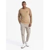 Ombre Clothing Megztinis vyrams rudas - ombre drabužiai