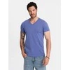Ombre Clothing Vyriški ombre marškinėliai violetiniais raštais