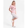 women's pajamas ulr261 - pink
