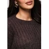 Moteriškas megztinis LW-SWSW-0117 v2 - rudas