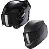 Atverčiamas šalmas Scorpion Exo-Tech Evo Solid