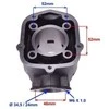 Cilindro komplektas MaxTuned DERBI D50B0 (nuo 06m) 70cc / Ø47 / PIN Ø12 EURO3