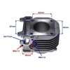 Cilindro komplektas MaxTuned YAMAHA AC 125cc / Ø51.50 / PIN Ø13 4T