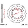 Jt Sprockets Galinė žvaigždė JTR486