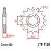 Jt Sprockets Priekinė žvaigždutė JTF1120 AM6 50 2T