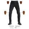 PANDO MOTO MARK Juodas AAA Vyriški džinsai Cargo stiliaus Cordura® / Balistex®