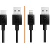 Quad Lock USB-A į Lightning laidas / USB-C laidas 20cm