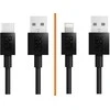 Quad Lock USB-A į Lightning laidas / USB-C laidas 20cm