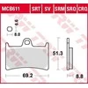 STABDŽIŲ TRINKELĖS TRW MCB611 STANDARD