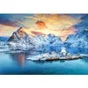 Castorland dėlionė Sunrise on Sakrisøy, Lofoten, Norway 1000 det