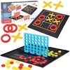 Jokomisiada Žaidimų rinkinys 2in1 tic-tac-toe line up 4 loginiai strateginiai GR0679