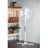 Ventiliatorius Adler AD 7305,  90W, 40cm (Baltas)