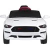 Akumuliatorinis sportinis kabrioletas vaikams Jokomisiada Mustang PA0169 | spalva: balta