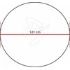 Žaidimų kėdės kilimėlis Arozzi Zona Floor Pad, Juodas su pilku logo