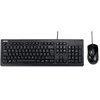 Klaviatūra Asus U2000 | Klaviatūros ir pelės rinkinys | su laidu | US | Juodas