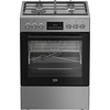 BEKO viryklė | FBMA61330GXDT | Dujinė kaitlentė | Elektrinė orkaitė | Nerūdijančio plieno | 60 cm skersmens | Grilis | LED | 60 cm skersmens | 72 l
