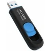 ADATA | USB Flash Drive | UV128 | 256 GB | USB Type-A | Juodas/Mėlyna