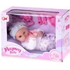 Jokomisiada BOBAS doll 32cm with moving eyes + feeding accessories ZA5833