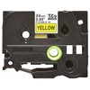 Brother | TZe-FX651 Flexible ID Laminated Tape | Juodas on Geltona | TZe | 8 m | 2.4 cm