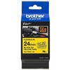 Brother | TZe-FX651 Flexible ID Laminated Tape | Juodas on Geltona | TZe | 8 m | 2.4 cm