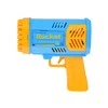 Jokomisiada Mėlyna and yellow bubble gun set, light + liquid for children ZA4976 NI