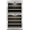Caso | Wine cooler | WineComfort 660 Smart | Energy efficiency class G | Free standing | Bottles capacity 66 | Nerūdijantis plienas/Juodas