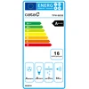 CATA gartraukis | CAMPANA TFH 6830 GWH | Teleskopinis | Energijos vartojimo efektyvumo klasė A+++ | Plotis 60 cm | 795 m³/h | Jutiklinis valdymas | LED | Baltas