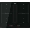 Kaitlentė CATA Venting Hob | IAS 6024 | Induction | Number of burners/cooking zones 4 | Slider | Juodas | CATA | Hob with Hood | IAS 6024 | Induction | 59 cm | Number of burners/cooking zones 4 | Juodas | Slider