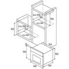 Mikrobangų krosnelė CATA | Oven | MD 6106 X | 60 L | Multifunctional | AquaSmart | Touch control | Convection | Height 59.5 cm | Plotis 59.5 cm | Nerūdijantis plienas