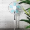 Ventiliatorius Cecotec EnergySilence 530 Power Connected | Stand Fan | 50 W | Diameter 40 cm | Greičių skaičius 3 | Oscillation | Remote control | Baltas