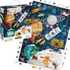 Dėlionė CzuCzu Observational puzzle Space 60 pieces + educational poster ZA5560