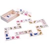 Jokomisiada Illustrated Domino for children of animals ZA2515