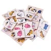 Jokomisiada Illustrated Domino for children of animals ZA2515