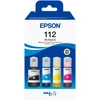 Epson 112 EcoTank 4 spalvų sudėtinis paketas | Rašalo talpykla | Juodas, Cyan, Geltona, Magenta