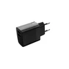 Fixed Fiksuotas | Dvigubas USB kelioninis įkroviklis 17 W ir USB/USB-C laidas | FIXC17N-2UC-BK