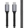 Fixed Fiksuotas | Šarvų kabelis USB-C/USB-C, 1,2 m, 240 W | FIXDA-CC12-GR