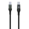 Fixed Fiksuotas | USB-C/USB-C laidas su ekranu, PD palaikymu, 2m, USB 2.0, 100W | FIXDD-CC2-BK