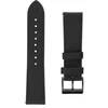 Fixed | Leather Strap with Quick Release 20mm for Išmanusis laikrodis | Juodas