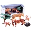 Jokomisiada Gyvūnų rinkinys Safari figūrėlės TIGER 4vnt ZA2990