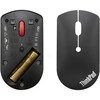 Lenovo | ThinkPad Bluetooth Silent Pelė w/o battery | Wireless | Bluetooth 5.0 | Juodas | 1 year(s)