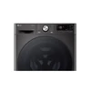 LG Skalbimo mašina with Dryer | F4DR711S2BA | Energy efficiency class A/D | Front loading | Skalbimo talpa 11 kg | 1400 RPM | Gylis 57 cm | Plotis 60 cm | Ekranas | TFT | Drying system | Drying capacity 6kg | Steam function | Direct drive | Wi-Fi | Juodas