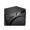 LG Skalbimo mašina with Dryer | F4DR711S2BA | Energy efficiency class A/D | Front loading | Skalbimo talpa 11 kg | 1400 RPM | Gylis 57 cm | Plotis 60 cm | Ekranas | TFT | Drying system | Drying capacity 6kg | Steam function | Direct drive | Wi-Fi | Juodas
